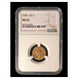 1926 $2.50 Gold Indian Quarter Eagle, NGC