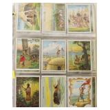 Lot, Mostly Hasson cigarette cards