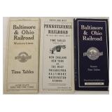 Lot, Train timetables: NY Central; Pennsylvania