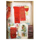 Lot, Bill heads, ribbons, movie poster