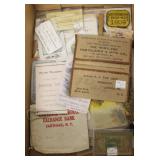 Lot, Trade cards, advertising fans, blotters,