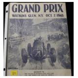 "Grand Prix" Watkins Glen, NY program: Oct 2, 1948