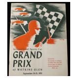 "Grand Prix" Watkins Glen, NY program: Sept. 14-15