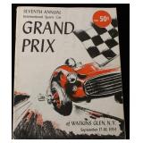 "Grand Prix" Watkins Glen, NY program: Sept