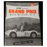 "Grand Prix" Watkins Glen, NY program: Sept. 25,