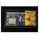 Lot, 3 Basektball booklets: 2 Spaulding