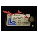 Lot, Lake Placid 1980 souvenirs: 1980 license