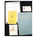 Lot, Masonic Letterheads, pamphlets, booklets,