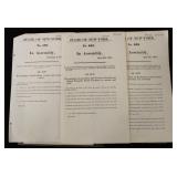 Lot, State fo New York documents, early 1800