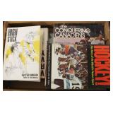 Lot, hockey books and video tapes