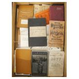 Lot, advertising notebooks, Lockport paper,