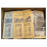 Large lot, Cobbelskill Fair programs, Howes Cavern