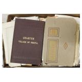 Lot, bookelts, legal papers, misc of Albien and