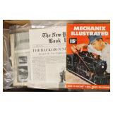 Lot, articles about Mark Twain, report Genesee