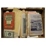 Lot, advertising, street guides, booklets and