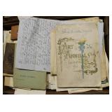 Lot, Albany booklets, programs, paper, receipts,