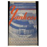 Lot, 3 Yankee programs: 1955 vs. Kansas City