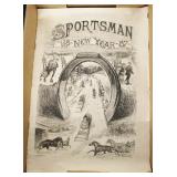 Lot, sports newspapers: 2-Sportsman New York: