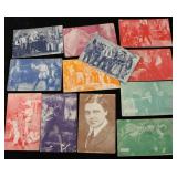 Lot, arcade postcrads of cowboy stars, 14 cards