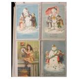 Album, Christmas and New Years postcards, 48 cards