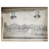 Litho: Residence J.B. Bennett, Camillus,