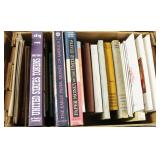 Lot, books on collectibles: stamps, coins, tokens
