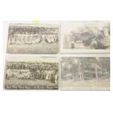 Lot- Mostly Photo postcards including -