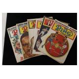 Lot, 6 "The Ring" magazines: Sept 1947 Graziano on