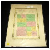 Map of the county of Cortland by David Burr, 1929