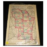 Map: Asher & Adams New Topographical Atlas and