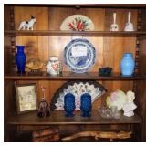 Lot, contents of Secretary (4 shelves) includes: