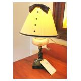 Figural Electrified Oil Lamp