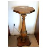 Oak Pedestal/ Fern Stand