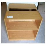 Lot, two 28" W. x 11.5" D. x 30" H. book shelves