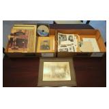 Lot,  2 boxes of Pittsford, N.Y. vintage photos,