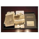 Lot of vintage photo postcards and photos, include