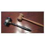 Lot, 2 gavels, 1924 Masonic and 1947 North Field