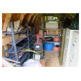 Contents of shed, includes: