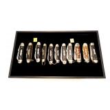 Lot, 11 Camping style pocket knives: 7- Kamp King,