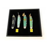 4- Scout knives: 3- Kutmaster Girl Scout knives,