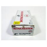 Box of Winchester .357 Magnum 110-grain