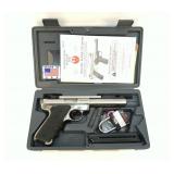 Ruger Mark III Target Stainless .22 LR semi-auto,
