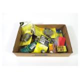Lot, speed loaders, Kit & Caboodles, compass,