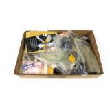 Lot, brass, cleaning parts, scope lens protectors