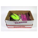 Lot, large bucktails, mutiple colors