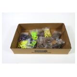 Lot, multi colored jigs
