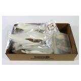 Lot, Dubbin large northern bucktails, white