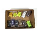 Lot, jigs, multi color