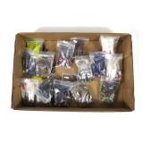 Lot, multi color jigs
