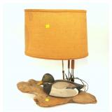 Mallard duck lamp